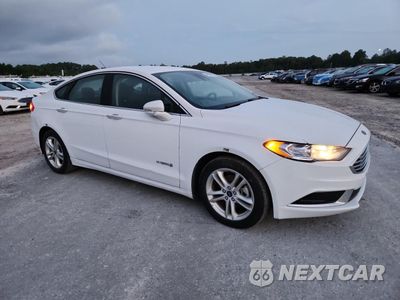 Czwarte zdjęcie samochodu z boku: 2018 FORD FUSION SE HYBRID VIN:3FA6P0LU0JR281910 - miniatura
