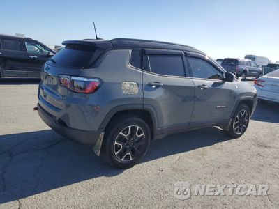 Trzecie zdjęcie samochodu z tyłu: 2021 JEEP COMPASS TRAILHAWK VIN:3C4NJDDB7MT516628 - miniatura