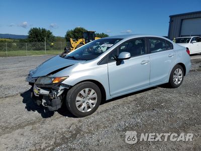 2012 HONDA CIVIC LX 19XFB2F59CE314180 - główne zdjęcie licytacji z USA - miniatura