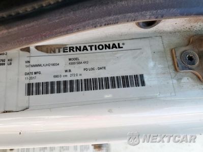 Zdjęcie 14 z 14 samochodu: 2018 INTERNATIONAL 4000 4300 - TRUCKS VIN:1HTMMMMLXJH218034 - miniatura