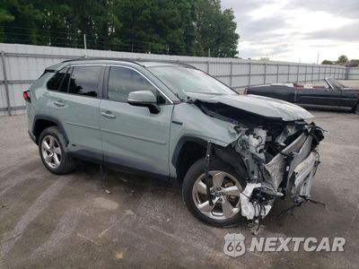 Czwarte zdjęcie samochodu z boku: 2021 TOYOTA RAV4 XLE PREMIUM VIN:4T3B6RFV3MU064033 - miniatura