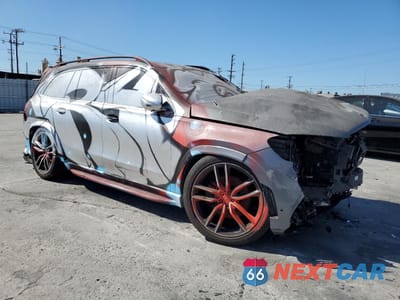 Czwarte zdjęcie samochodu z boku: 2022 MERCEDES-BENZ GLS 450 4MATIC VIN:4JGFF5KE3NA683954 - miniatura