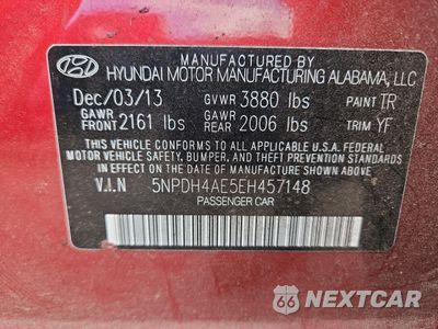Zdjęcie 12 z 12 samochodu: 2014 HYUNDAI ELANTRA SE VIN:5NPDH4AE5EH457148 - miniatura