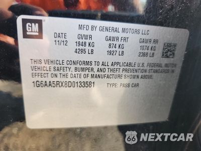 Zdjęcie 13 z 13 samochodu: 2013 CADILLAC ATS VIN:1G6AA5RX8D0133581 - miniatura