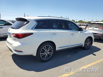 Trzecie zdjęcie samochodu z tyłu: 2017 INFINITI QX60 VIN:5N1DL0MMXHC557140 - miniatura