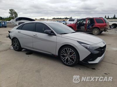 Czwarte zdjęcie samochodu z boku: 2023 HYUNDAI ELANTRA N VIN:KMHLW4AK9PU014450 - miniatura