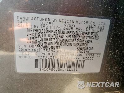 Zdjęcie 13 z 14 samochodu: 2021 NISSAN KICKS SV VIN:3N1CP5CV0ML466181 - miniatura