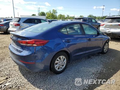 Trzecie zdjęcie samochodu z tyłu: 2017 HYUNDAI ELANTRA SE VIN:5NPD74LF6HH193807 - miniatura