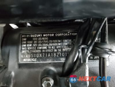 Zdjęcie 9 z 9 samochodu: 2008 SUZUKI GSX1300 BK VIN:JS1GX71A182101651 - miniatura