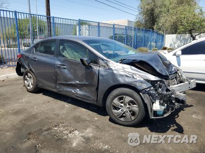 Czwarte zdjęcie samochodu z boku: 2013 HONDA CIVIC LX VIN:19XFB2F55DE027887 - miniatura