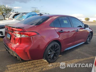 Trzecie zdjęcie samochodu z tyłu: 2022 TOYOTA COROLLA SE VIN:5YFS4MCE0NP112273 - miniatura