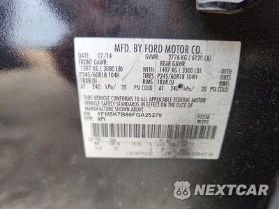 Zdjęcie 13 z 15 samochodu: 2015 FORD EXPLORER VIN:1FM5K7B86FGA25279 - miniatura