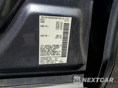 Zdjęcie 12 z 13 samochodu: 2018 NISSAN ALTIMA 2.5 VIN:1N4AL3AP4JC173714 - miniatura