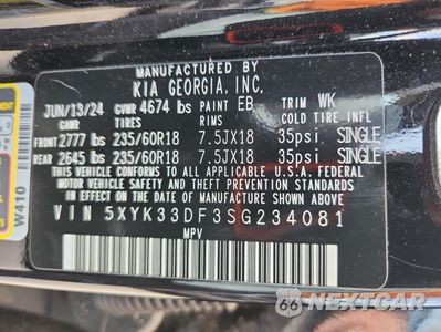 Zdjęcie 12 z 15 samochodu: 2025 KIA SPORTAGE EX VIN:5XYK33DF3SG234081 - miniatura