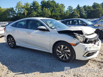 Czwarte zdjęcie samochodu z boku: 2019 HONDA CIVIC LX VIN:2HGFC2F6XKH545471 - miniatura