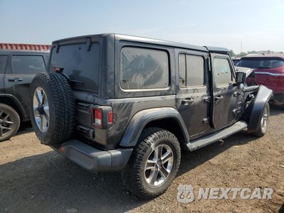 Trzecie zdjęcie samochodu z tyłu: 2018 JEEP WRANGLER UNLIMITED SAHARA VIN:1C4HJXEG9JW134163 - miniatura