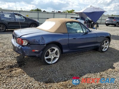 Trzecie zdjęcie samochodu z tyłu: 2003 MAZDA MX-5 MIATA BASE VIN:JM1NB353X30303215 - miniatura