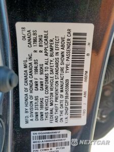 Zdjęcie 12 z 12 samochodu: 2018 HONDA CIVIC LX VIN:2HGFC2F59JH559609 - miniatura