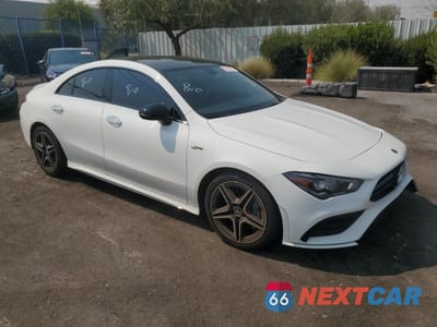 Czwarte zdjęcie samochodu z boku: 2023 MERCEDES-BENZ CLA AMG 35 4MATIC VIN:W1K5J5BBXPN398030 - miniatura