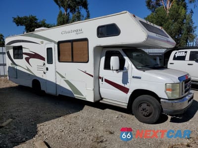 2008 FORD ECONOLINE E350 SUPER DUTY CUTAWAY VAN 1FDWE35S98DB25361 - główne zdjęcie licytacji z USA - miniatura