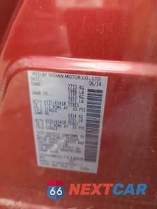 Zdjęcie 12 z 13 samochodu: 2014 NISSAN PATHFINDER S VIN:5N1AR2MN2EC711809 - miniatura