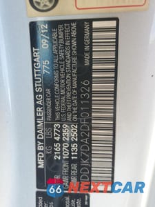 Zdjęcie 12 z 14 samochodu: 2013 MERCEDES-BENZ SL 550 VIN:WDDJK7DA2DF011326 - miniatura