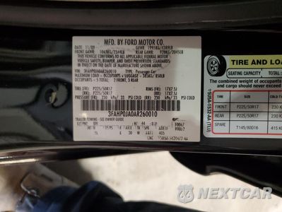 Zdjęcie 12 z 14 samochodu: 2010 FORD FUSION SEL VIN:3FAHP0JA0AR260010 - miniatura