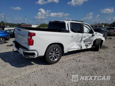 Trzecie zdjęcie samochodu z tyłu: 2021 CHEVROLET SILVERADO K1500 RST VIN:1GCUYEED0MZ391123 - miniatura