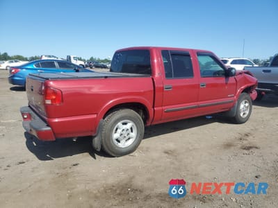 Trzecie zdjęcie samochodu z tyłu: 2003 CHEVROLET S TRUCK S10 VIN:1GCDT13X53K137290 - miniatura