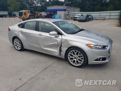 Czwarte zdjęcie samochodu z boku: 2014 FORD FUSION TITANIUM VIN:3FA6P0K98ER154650 - miniatura