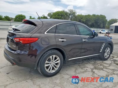 Trzecie zdjęcie samochodu z tyłu: 2012 INFINITI FX35 VIN:JN8AS1MU7CM122051 - miniatura