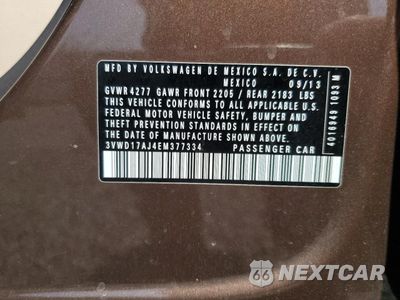 Zdjęcie 12 z 13 samochodu: 2014 VOLKSWAGEN JETTA SE VIN:3VWD17AJ4EM377334 - miniatura
