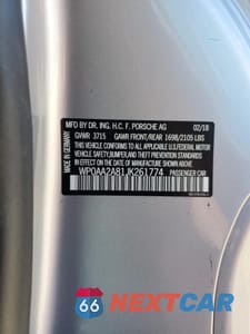 Zdjęcie 12 z 13 samochodu: 2018 PORSCHE CAYMAN VIN:WP0AA2A81JK261774 - miniatura