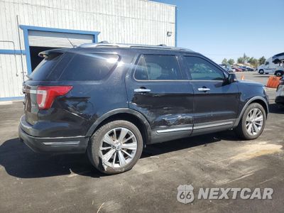 Trzecie zdjęcie samochodu z tyłu: 2019 FORD EXPLORER LIMITED VIN:1FM5K8F85KGB41101 - miniatura