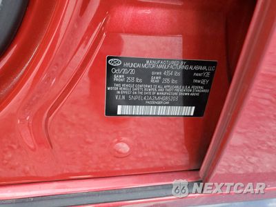 Zdjęcie 12 z 14 samochodu: 2021 HYUNDAI SONATA SEL VIN:5NPEL4JA2MH085203 - miniatura