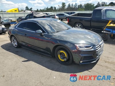 Czwarte zdjęcie samochodu z boku: 2019 AUDI A5 PREMIUM PLUS VIN:WAUTNAF57KA018660 - miniatura