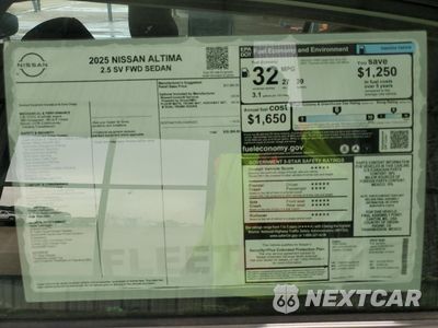 Zdjęcie 12 z 13 samochodu: 2025 NISSAN ALTIMA SV VIN:1N4BL4DV9SN400325 - miniatura