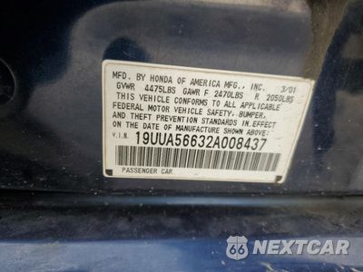 Zdjęcie 12 z 13 samochodu: 2002 ACURA 3.2TL VIN:19UUA56632A008437 - miniatura