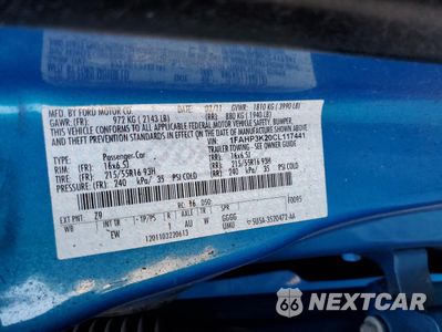 Zdjęcie 12 z 14 samochodu: 2012 FORD FOCUS SE VIN:1FAHP3K20CL117441 - miniatura