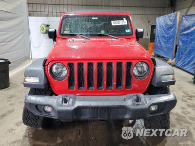 Piąte zdjęcie samochodu w środku: 2018 JEEP WRANGLER UNLIMITED SPORT VIN:1C4HJXDG3JW212471 - miniatura