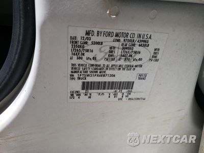 Zdjęcie 12 z 12 samochodu: 2004 FORD F350 SRW SUPER DUTY VIN:1FTSW31PX4EB71206 - miniatura