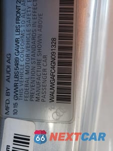 Zdjęcie 13 z 13 samochodu: 2016 AUDI A7 PREMIUM PLUS VIN:WAUWGAFC4GN091328 - miniatura