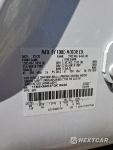 Zdjęcie 14 z 15 samochodu: 2023 FORD EXPLORER POLICE INTERCEPTOR VIN:1FM5K8AB8PGC18280 - miniatura