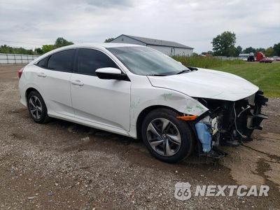 Czwarte zdjęcie samochodu z boku: 2019 HONDA CIVIC LX VIN:2HGFC2F68KH542701 - miniatura
