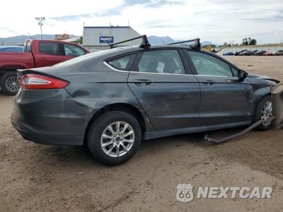 Trzecie zdjęcie samochodu z tyłu: 2016 FORD FUSION S VIN:1FA6P0G75G5118444 - miniatura