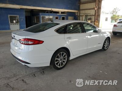 Trzecie zdjęcie samochodu z tyłu: 2017 FORD FUSION SE HYBRID VIN:3FA6P0LU6HR409500 - miniatura