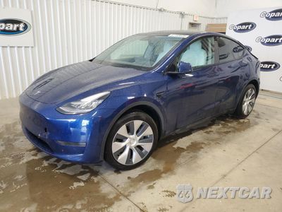 2021 TESLA MODEL Y 5YJYGDEE8MF083047 - główne zdjęcie licytacji z USA - miniatura