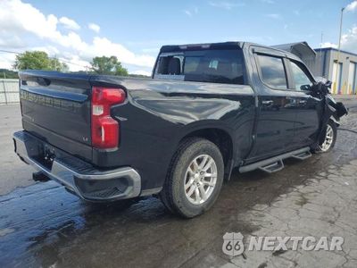 Trzecie zdjęcie samochodu z tyłu: 2019 CHEVROLET SILVERADO K1500 LT VIN:1GCUYDED9KZ113585 - miniatura