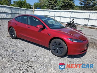 Czwarte zdjęcie samochodu z boku: 2025 TESLA MODEL 3 VIN:5YJ3E1EBXSF943774 - miniatura