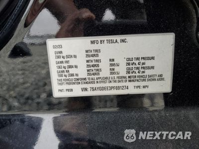 Zdjęcie 13 z 13 samochodu: 2023 TESLA MODEL Y VIN:7SAYGDEE3PF691274 - miniatura
